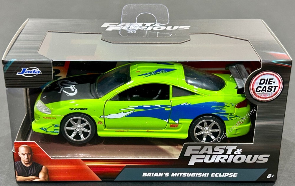 Jada Fast & Furious Brian’s Mitsubishi Eclipse 1:32 Diecast
