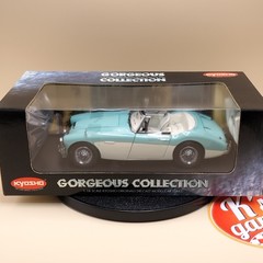 Kyosho 1/18 Austin Healey 3000 Mk. II 1961 green blue white diecast 08142GW