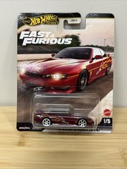 Hot Wheels 2025 Fast and Furious Nissan 240SX (S14) 1:64 Scale Ages 3+