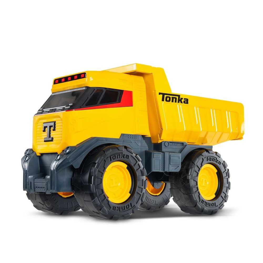 Tonka – Next Gen Mighty Dump Truck – Made with Steel & Sturdy Plastic, Yellow To