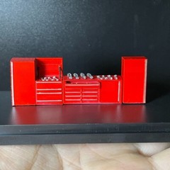 Diorama 1:64 Repair Workbench Set Garage Workshop Scene Props Model Accessories