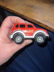 Mindscope Fire Dept Engine No. 1 Red – Needs New Battery – Operated Moves Lights