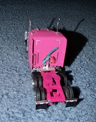 DCP Die Cast Promotions 1/64 Pink Peterbilt 379 W/ Trailer #30546