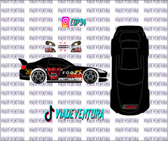 Forza Horizon 1/64 Honda S2000 WHITE TONER Universal WaterSlide Decal for Hot