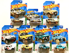 Hot Wheels~ MUD STUDS ~ 2022/23 ~ Lot Of 7 ~ VARIANT & SHORT CARD ~ 1:64 ~New~NM