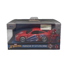 Jada Toys Hollywood Rides Porsche 911 GT3 RS (996) Spider-Man 1:32 Die-Cast