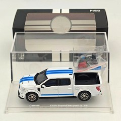 Fine Works64 1/64 F-150 Shelby White Pickup Sport Truck Model w/Accessories