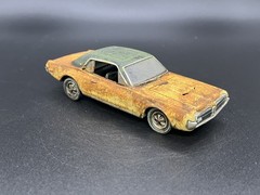 1968 Mercury Cougar Rusty Weathered Barn Find Style 1/64 Diecast Custom Car M2
