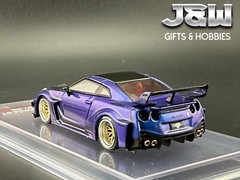 CM Model Nissan LBWK Super silhouette 35RR Chameleon with Carbon Hood 1/64