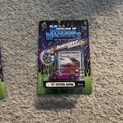 Muscle Machine Import Tuner ’97 Toyota Supra PURPLE T02-24 1/64 DIECAST – NEW