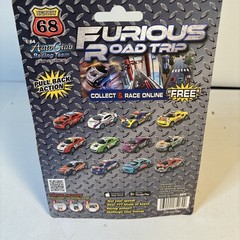 Furious Road Trip Racing 4 Turbo Toy Car. Highway Auto Club. Pull Back Action.