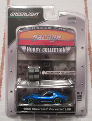 GREENLIGHT 2009 GREEN MACHINE CHASE MUSCLE CAR GARAGE 1968 CHEVY CORVETTE L88