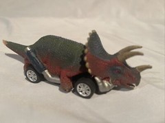 Dinobros Dinosaur Go-Kart Pull Back and go Plastic Toy Cars Lot 0f 6