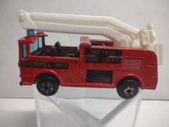Matchbox Snorkel Red No 1 Fire Truck 1:87 1981 Macau Diecast