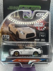 GREENLIGHT 2007 Nissan GT-R White 1:64 Diecast Tokyo Torque