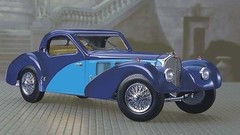 Bugatti Race Car1 24Racing Racer Veyron Custom Built18Metal Body12Chiron Model