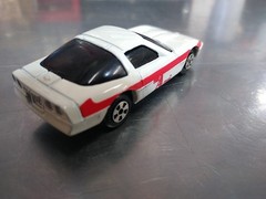 Vintage 1980’s Ertl – A-TEAM 1:64 Diecast White Replica CHEVROLET CORVETTE