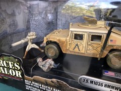 FORCES OF VALOR: US M1036 HMMWV W/TOW- Humvee, Kuwait 1991, 1/32, “81002”