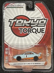 GreenLight Tokyo Torque 2020~2001 Nissan Skyline GT-R (BNR34)~GULF~See Note