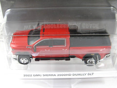 2025 Greenlight Karson Diecast: Red 2022 GMC SIERRA 3500 3500HD Pro Dually 51562