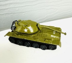 Unknown Brand T 412 Patton Diecast Tank 3” Length US Army Military Diecast