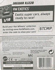 2017 MATTEL HOT WHEELS LOT OF 2 1:64 Diecast Vehicles HW EXOTICS GEN-E XJ220 NEW