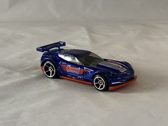 Hot Wheels Corvette C7.R 2018 HW Speed Graphics Blue OH5SPs