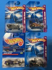Hot wheels car lot of 4 cars as seen in picture. (Lot#34)