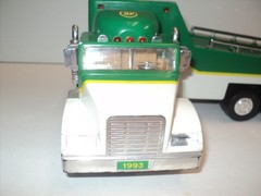 BP Oil Semi-Truck Race Car Carrier Limited Edition 1994 Toy 11 1/2″ Long