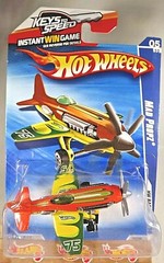 2010 Hot Wheels #153 HW Racing 5/10 MAD PROPZ Orange-Yellow Variant w/MW 5 Spoke