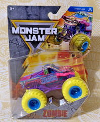Hot Wheels Monster Jam ZOMBIE Cyberflare Monster Truck 1/64 New -FREE SHIPPING-