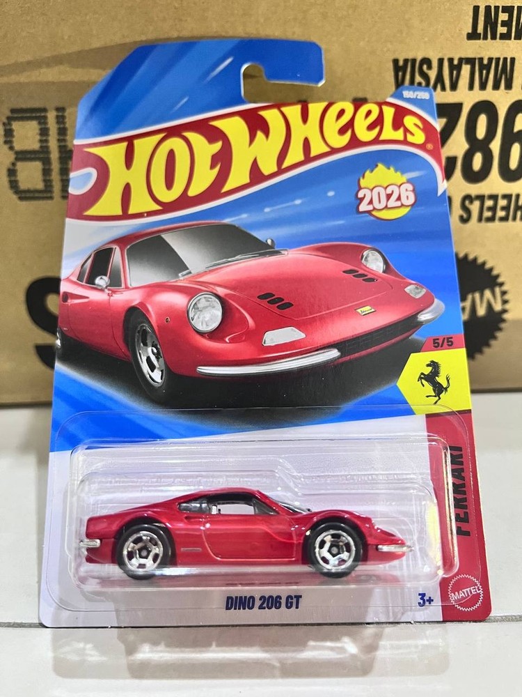 Hot Wheels 2026 NEW Case G Ferrari Dino 206 GT LC (Combine Shipping)