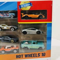 Hot Wheels 54886 1:64 Scale 10 Car Pack