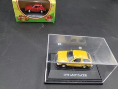 Lot 1/87 Wild Cherry – Malibu International – VW Karmann Ghia-AMC Pacer Gremlin