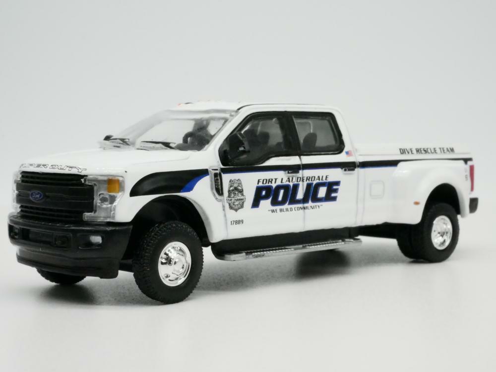 2019 Ford F-350 Lariat 1/64 Scale Collectible Fort Lauderdale Police Div