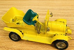 Matchbox Models of Yesteryear 1904 Spyker Yellow Y-16 Car Lesney Made in England