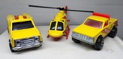 Hot Wheels Rescue Emergency Support Vehicles 3 Vehicle Lot Malaysia/LOOSE