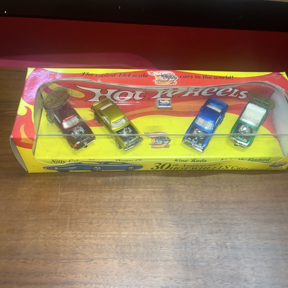 Hot Wheels 1998 “30th Anniversary Hot Wheels 4 Pack” Spoilers Series Redlines