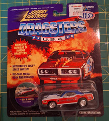 1995 Johnny Lightning Dragsters USA 1971 Sox & Martin Ronnie Sox NHRA Pro Stock