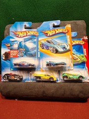 Hot Wheels Lot Of 5,Motoblade,08 All Stars,Sinistra, Ferrari 512M,Deuge Roadster