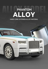 1:18 Rolls-Royce Phantom Car Alloy Model Diecast Model Collection Kids Gift