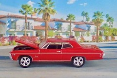 1967–1968 Chevrolet Caprice/Impala 396ci V8 Custom Coupe 1/64 Scale Ltd Edit E