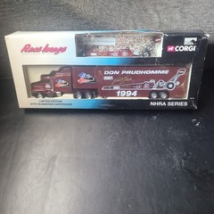 1994 Don The Snake Prudhomme Final Strike Transporter & Dragster 1:64 Corgi Race