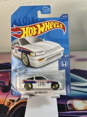 Hot Wheels Honda Series ’88 Honda CR-X 1:64 White Diecast Unopened Box