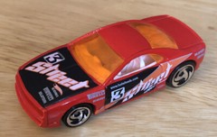 Vintage Hot Wheels – Muscle Tone Car 2000 #3 Red Street Speed Shop VGC