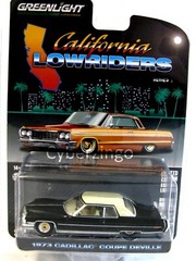 Greenlight 1/64 1973 Cadillac Coupe Deville California Lowrider BRAND NEW