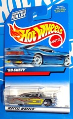 Hot Wheels 2000 Mainline Release #116 ’59 Chevy Mtflk Silver w/ SBs