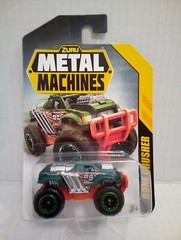 Zuru Metal Machines Bone Crusher Truck Green Diecast 1:64