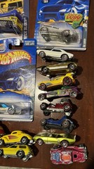 HOT WHEELS LOT New + USED “THE PETTY RACING FAMILY” 2 Hot Wheels Cases Over 200!