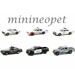 GREENLIGHT 42970 HOT PURSUIT SERIES 39 POLICE CARS 1/64 DIECAST 6 PIECE SET